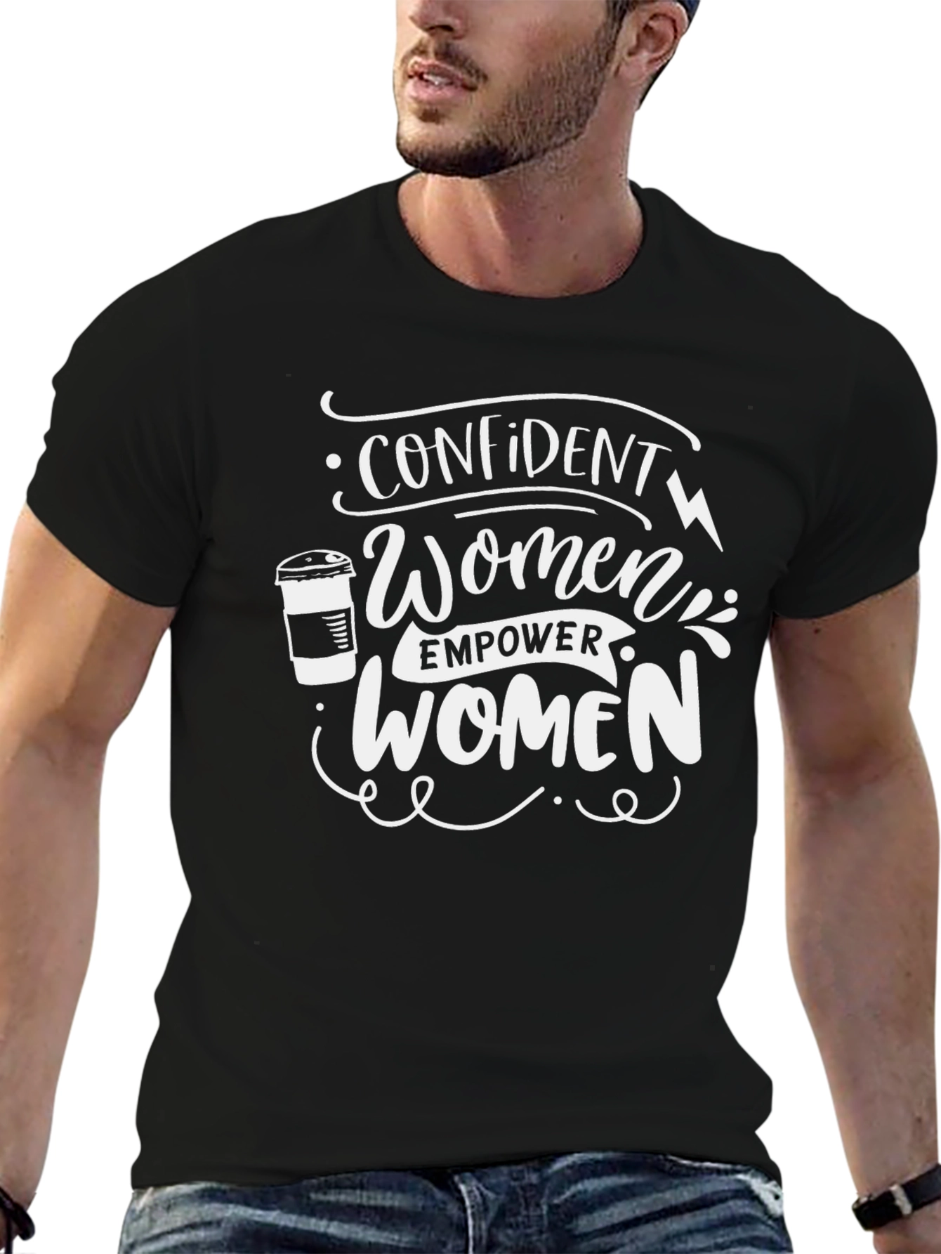 Confident Women Empower Women Graphic T-Shirt
