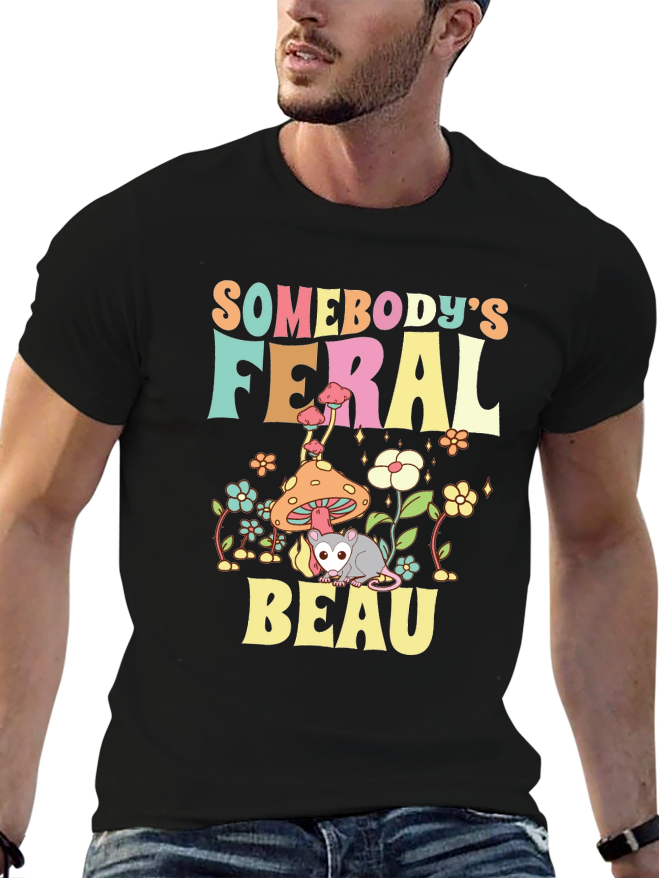 Somebodys Feral Beau Graphic Tee
