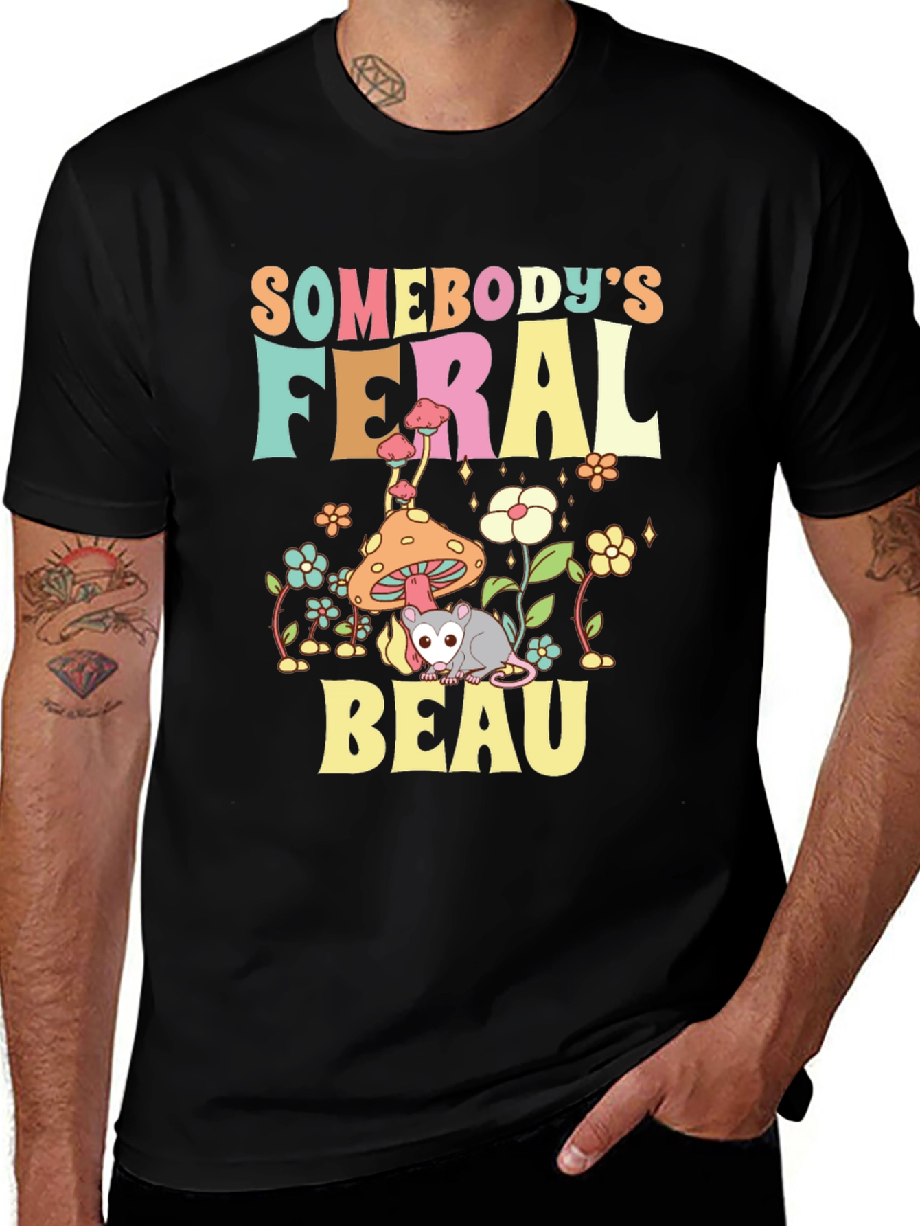 Somebodys Feral Beau Graphic Tee