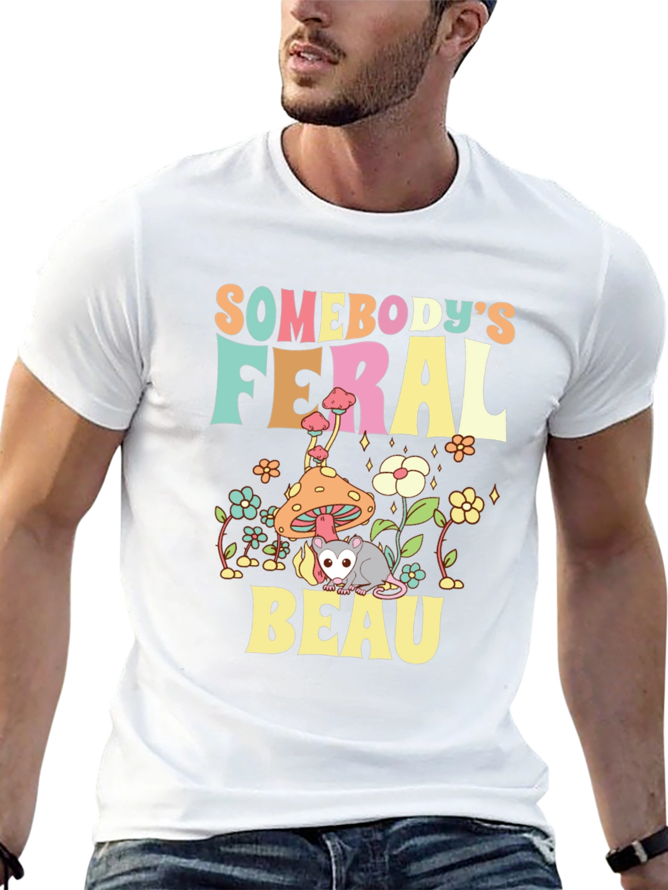 Somebodys Feral Beau Graphic Tee