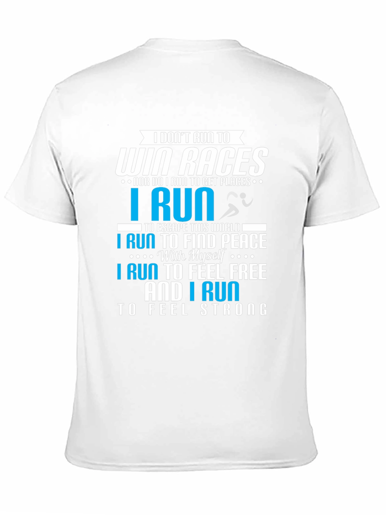 Runners Motivation T-Shirt: Find Peace & Feel Free