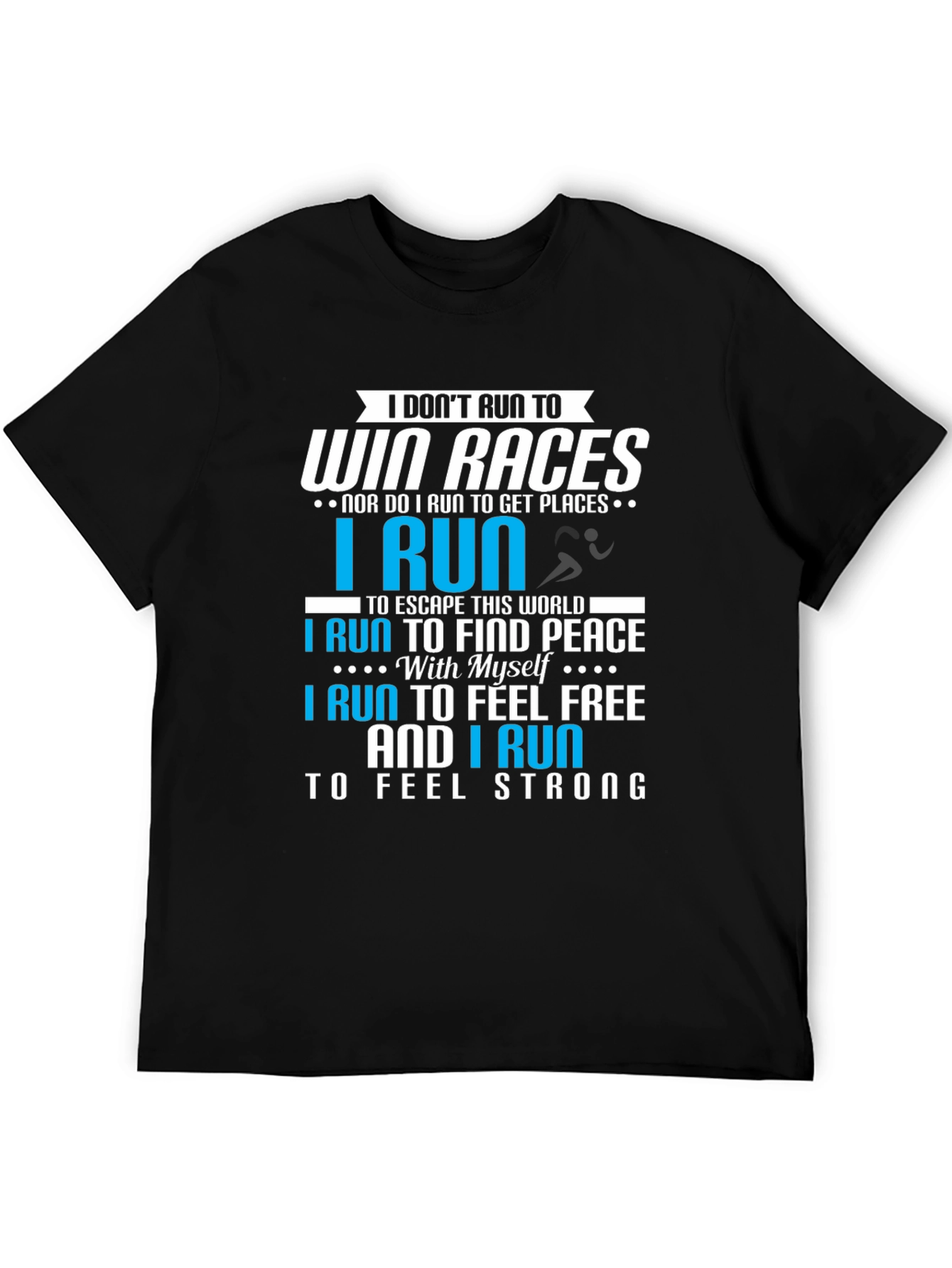 Runners Motivation T-Shirt: Find Peace & Feel Free