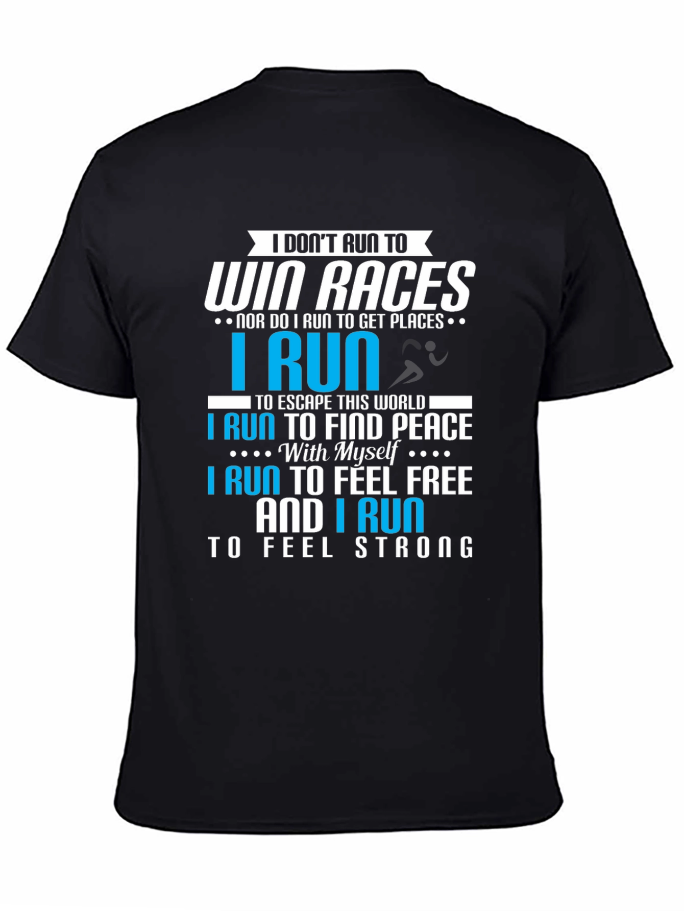 Runners Motivation T-Shirt: Find Peace & Feel Free
