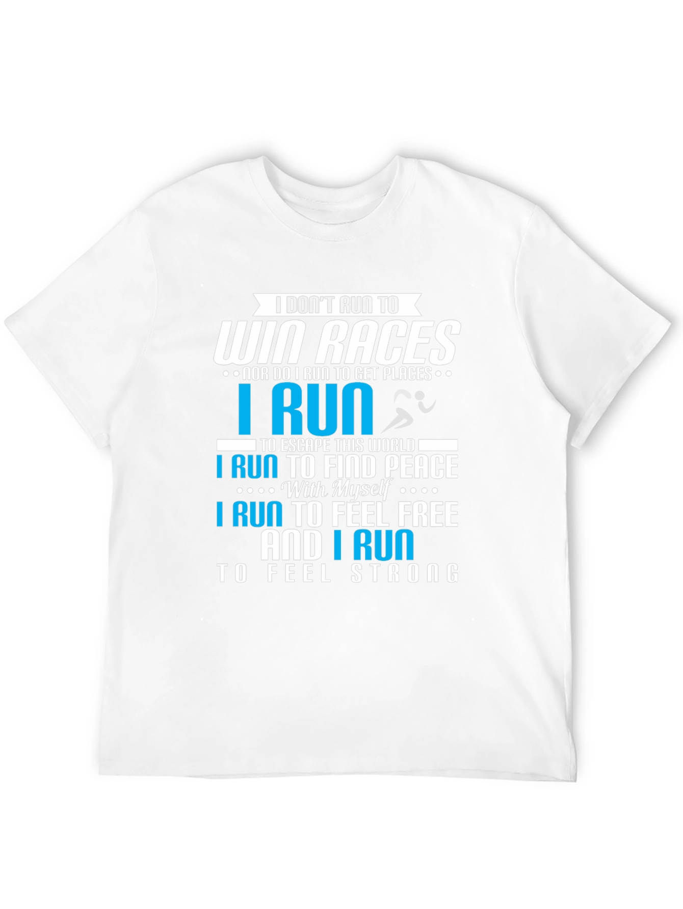 Runners Motivation T-Shirt: Find Peace & Feel Free