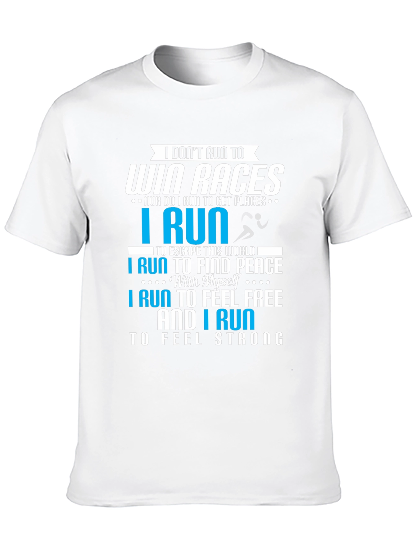 Runners Motivation T-Shirt: Find Peace & Feel Free