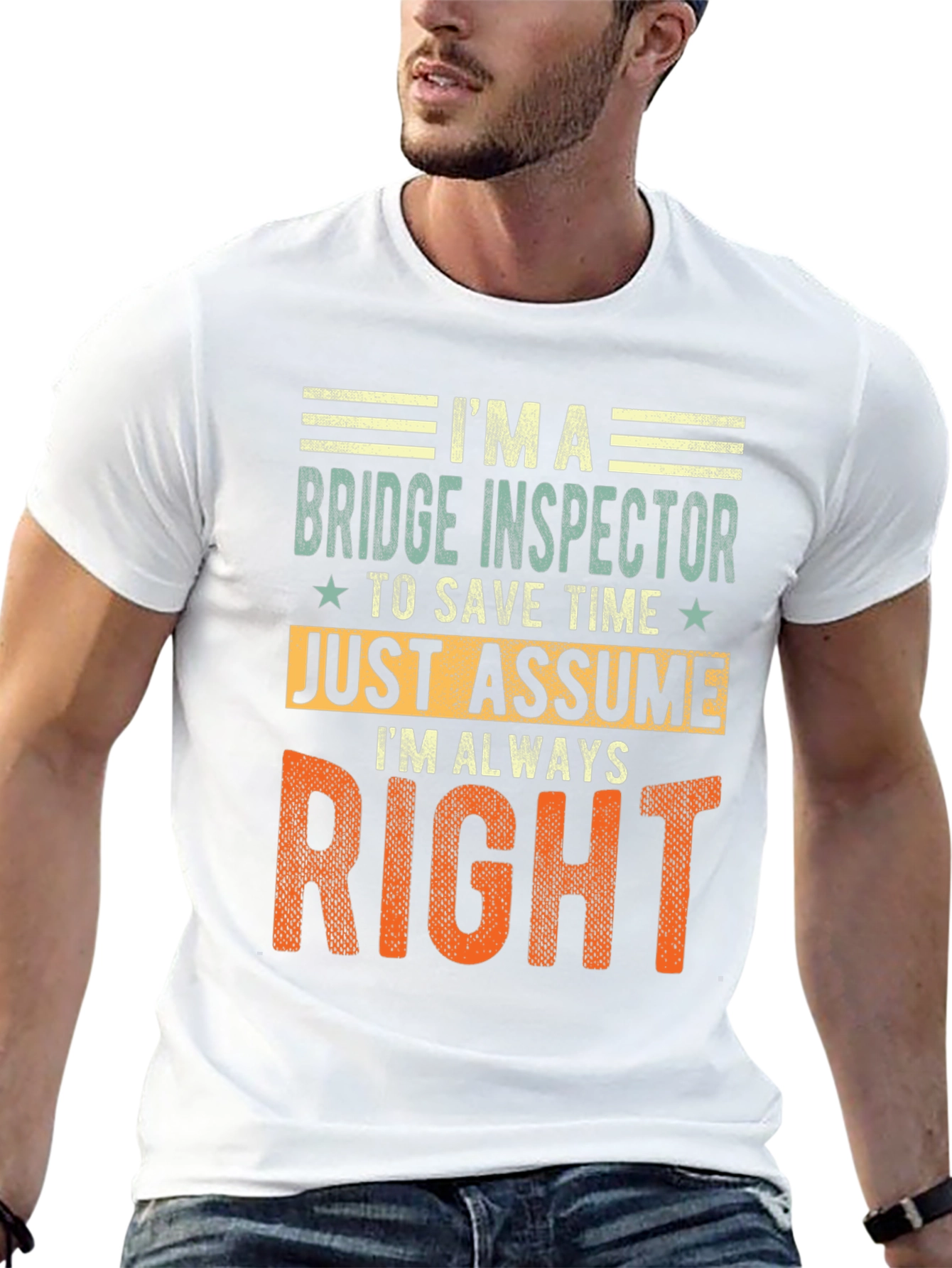 Bridge Inspector Always Right Graphic Tee