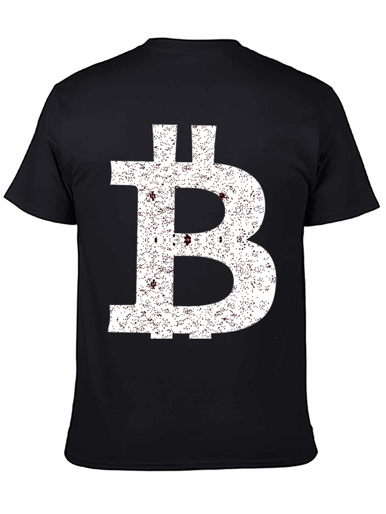 Bitcoin B Logo Black Graphic T-Shirt