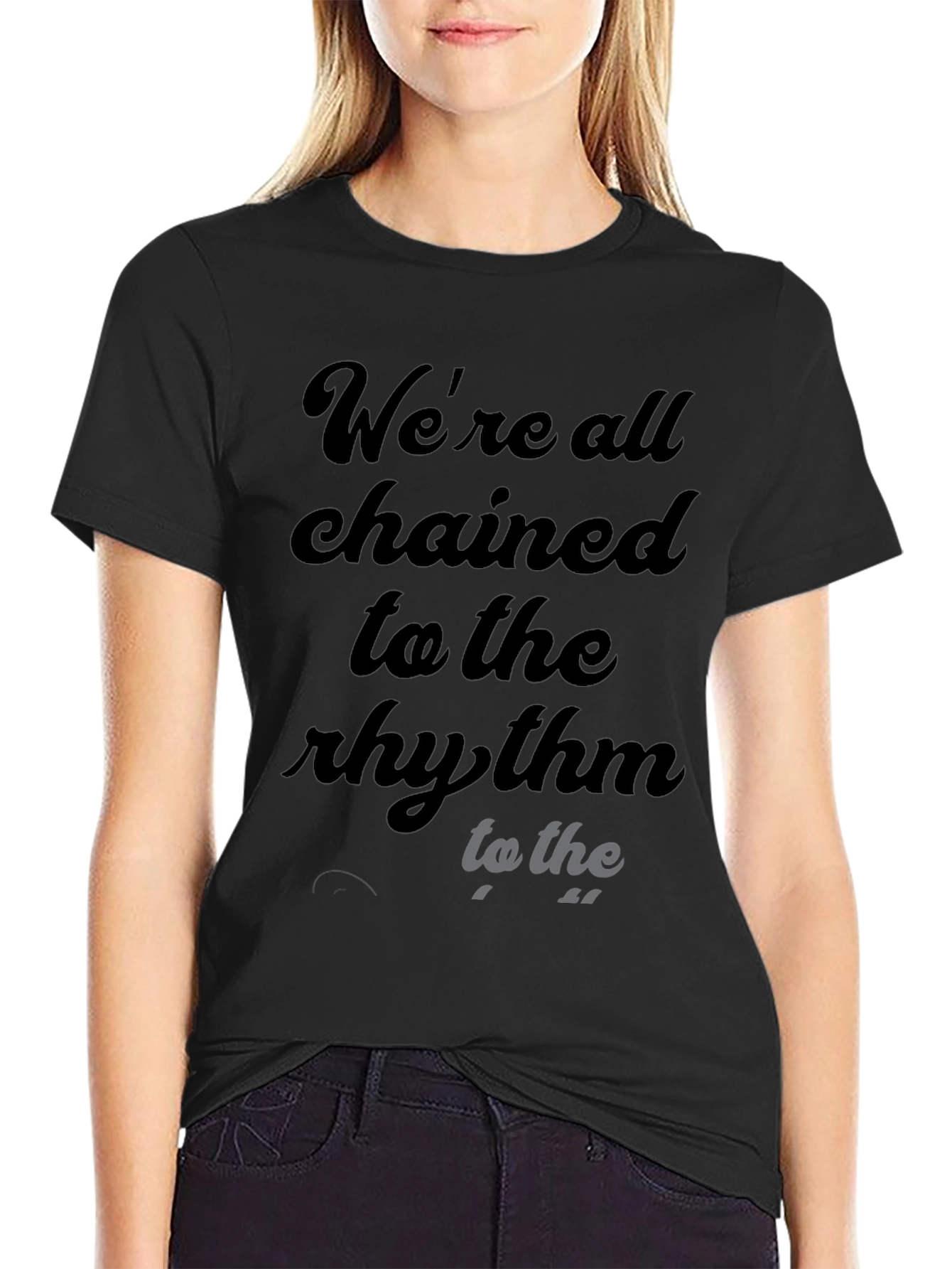 Rhythm Quote Graphic Tee - Casual Comfort
