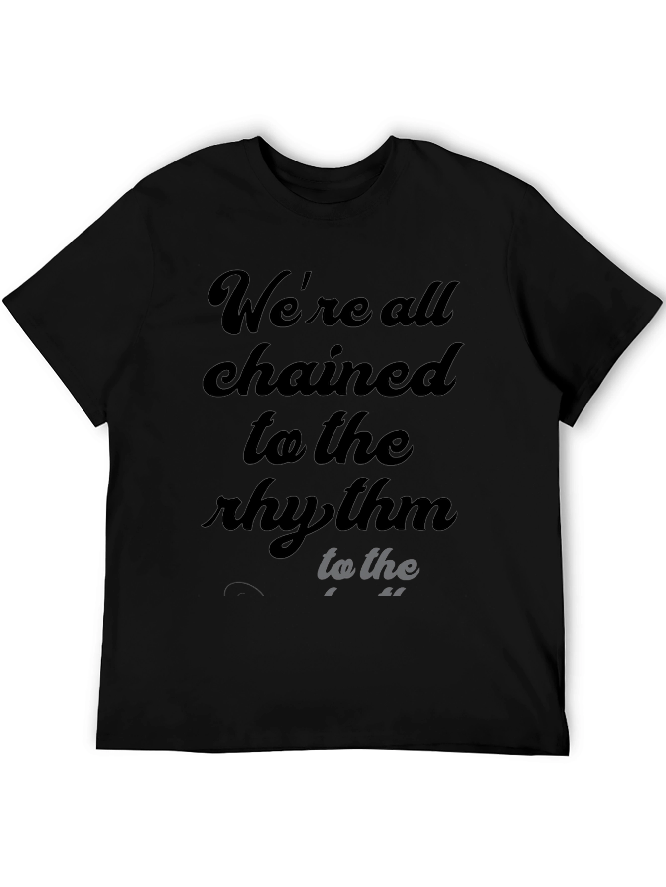 Rhythm Quote Graphic Tee - Casual Comfort