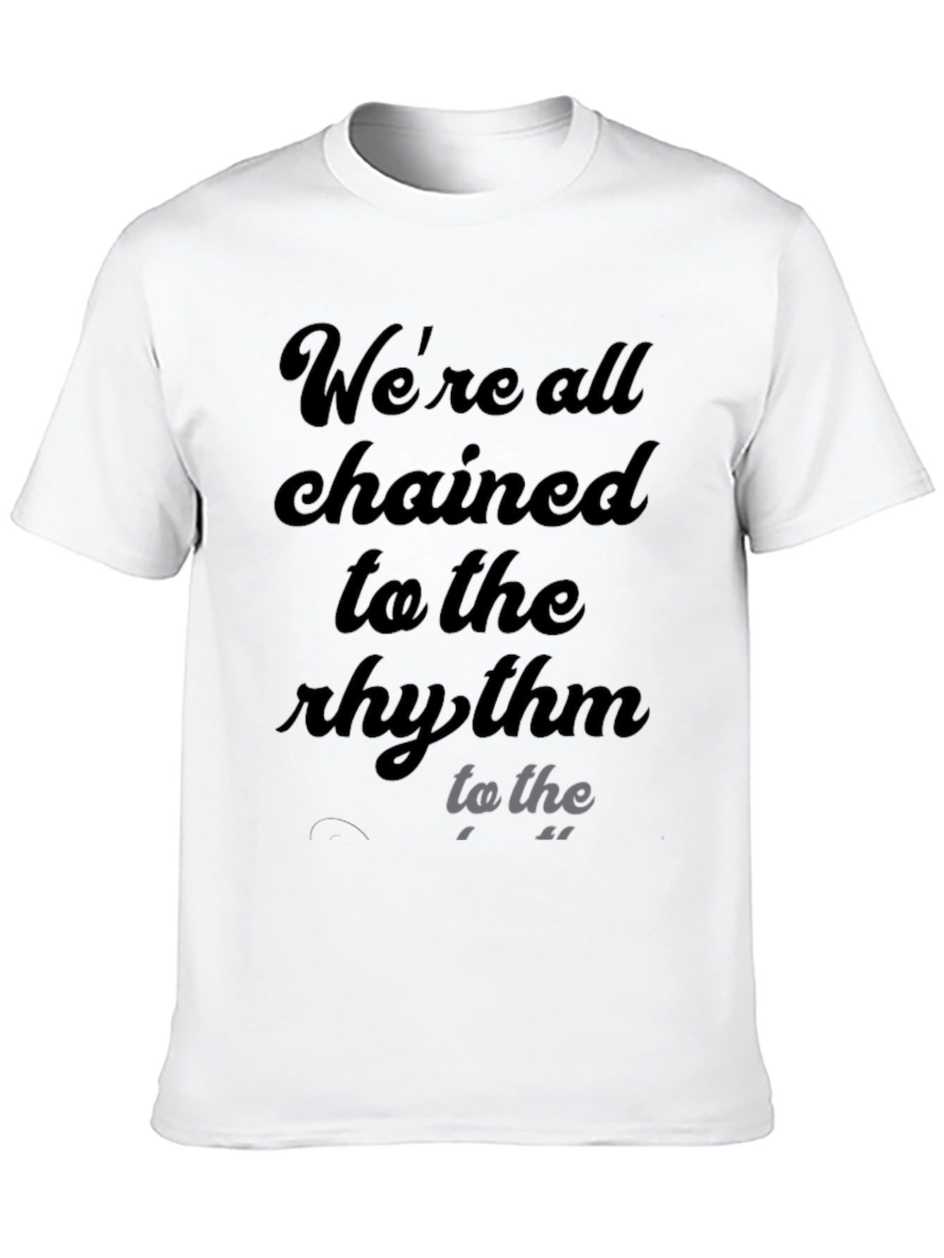 Rhythm Quote Graphic Tee - Casual Comfort