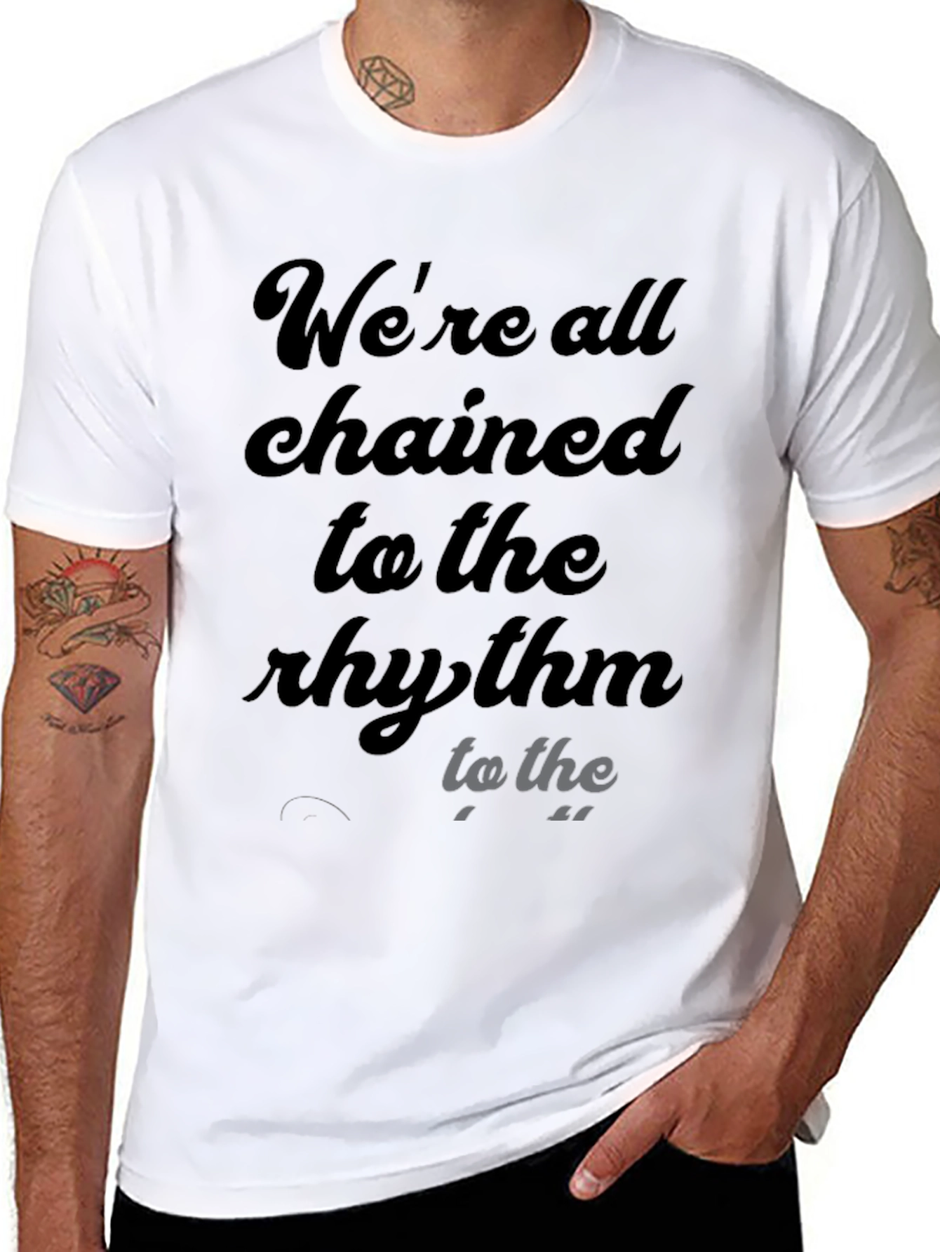 Rhythm Quote Graphic Tee - Casual Comfort