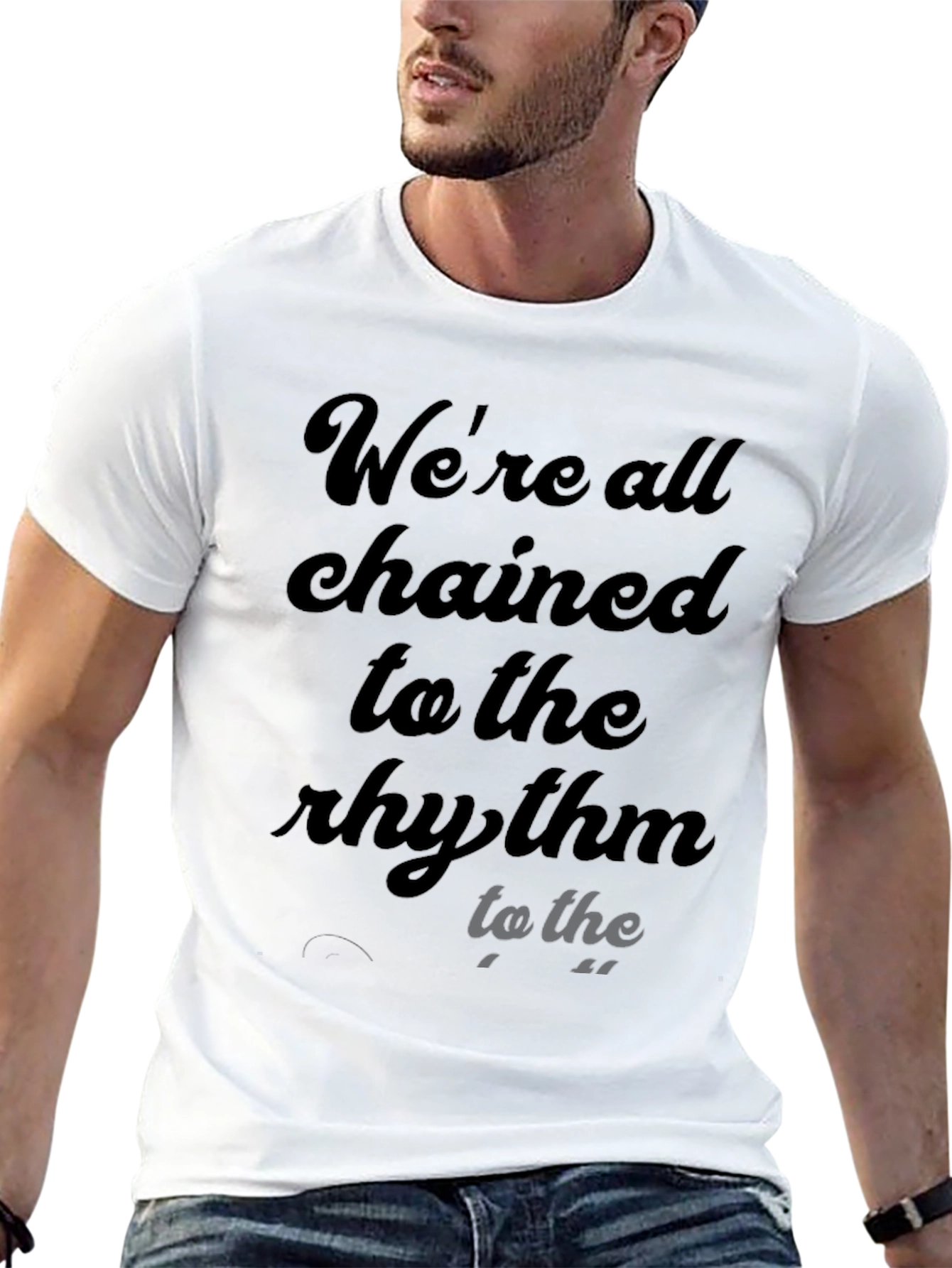 Rhythm Quote Graphic Tee - Casual Comfort