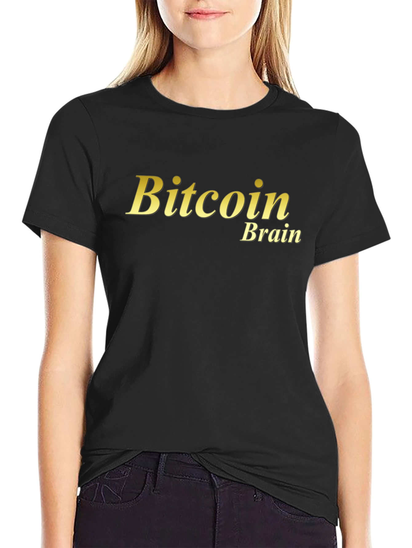 Bitcoin Brain Graphic Tee - Crypto Enthusiast T-Shirt