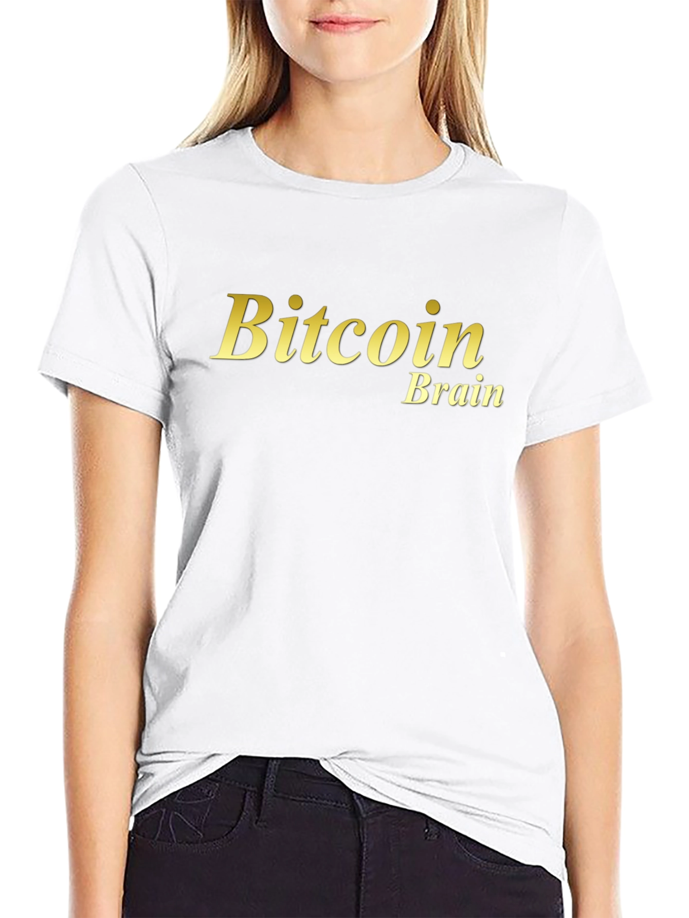 Bitcoin Brain Graphic Tee - Crypto Enthusiast T-Shirt