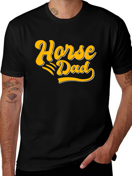 Horse Dad T-Shirt - Novelty Gift for Horse Lovers