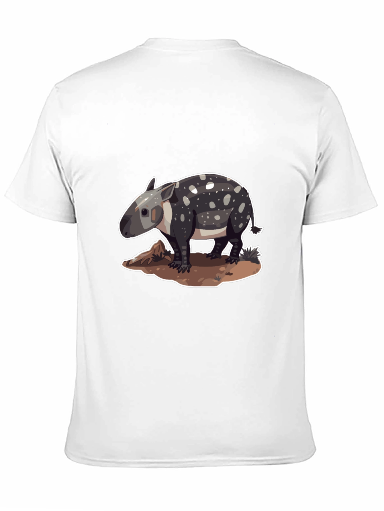 Black Tapir Graphic Tee - Unique Animal Design