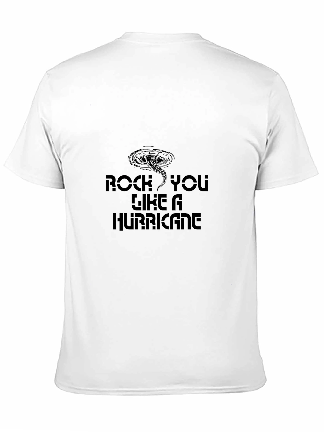 Rock You Like A Hurricane Graphic Tee - Black