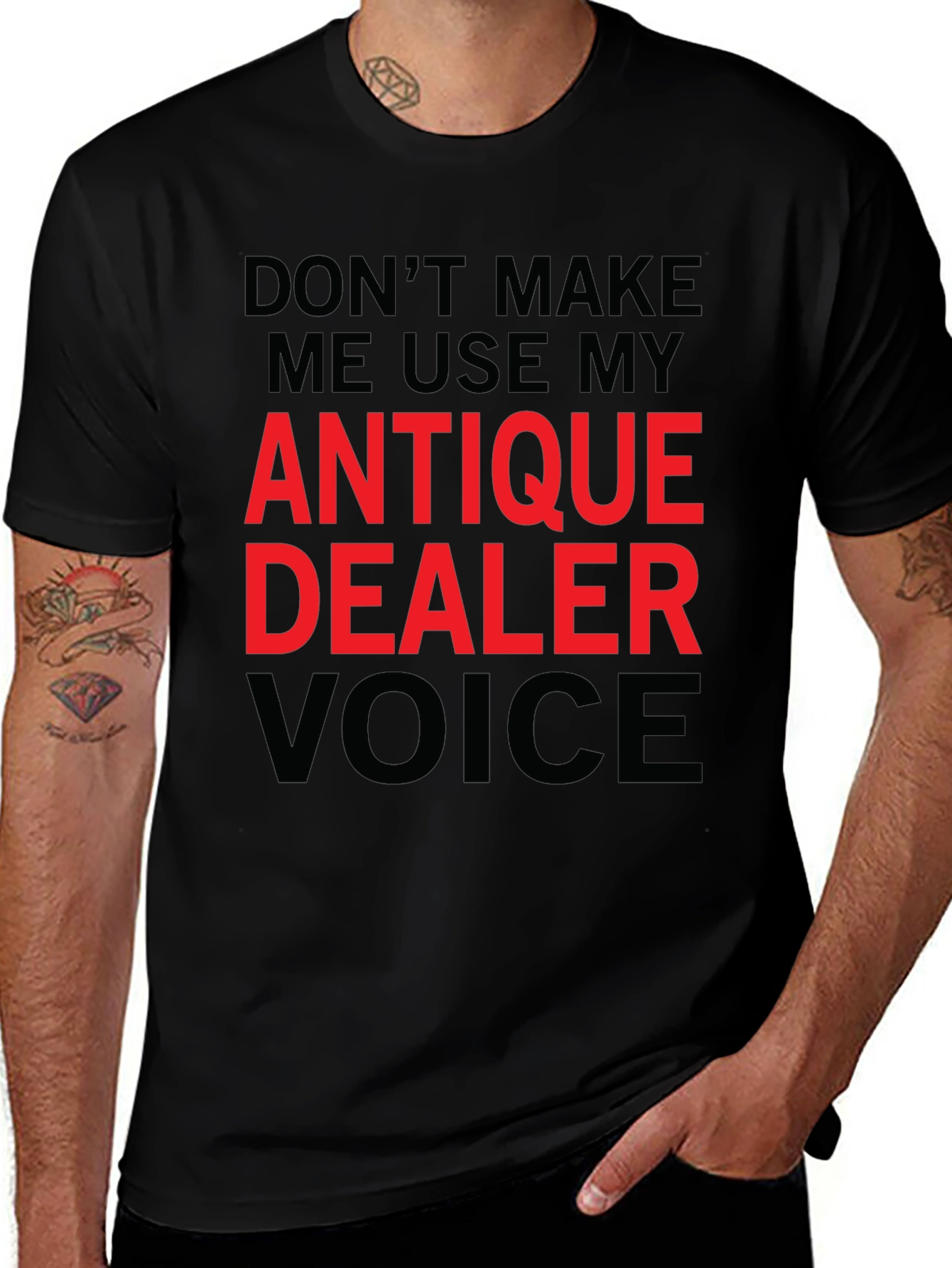 Antique Dealer Voice Graphic Tee