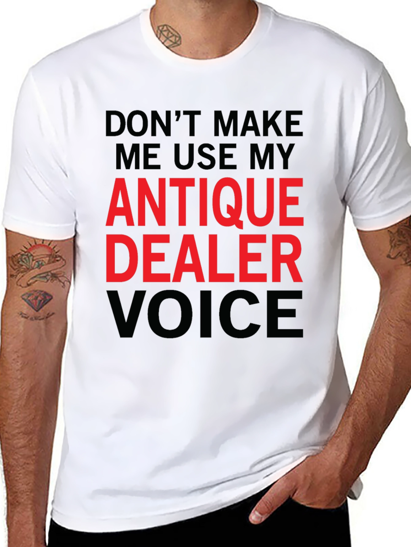 Antique Dealer Voice Graphic Tee