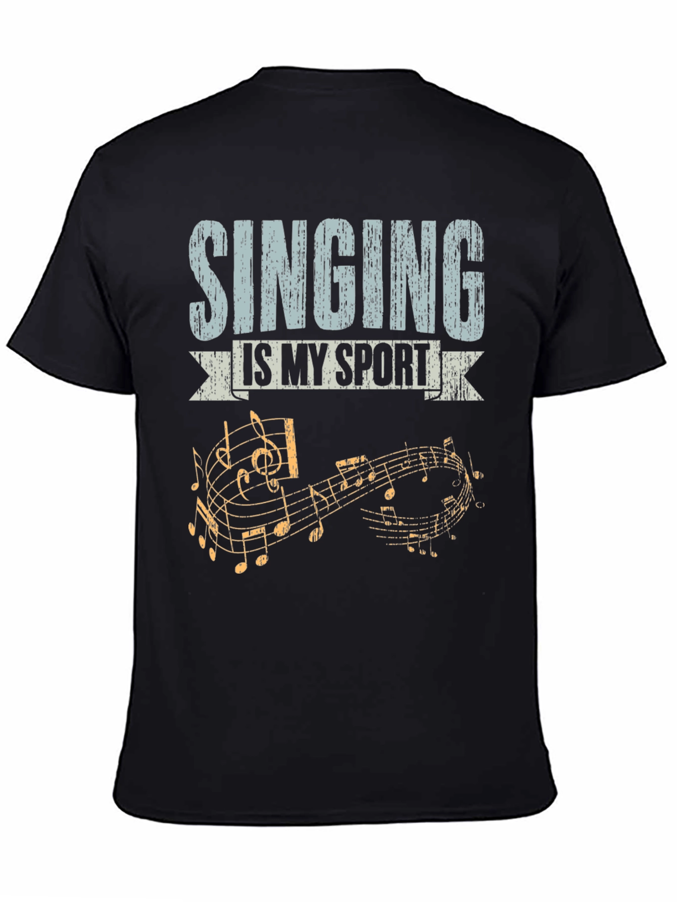 Singing is My Sport T-Shirt Music Notes