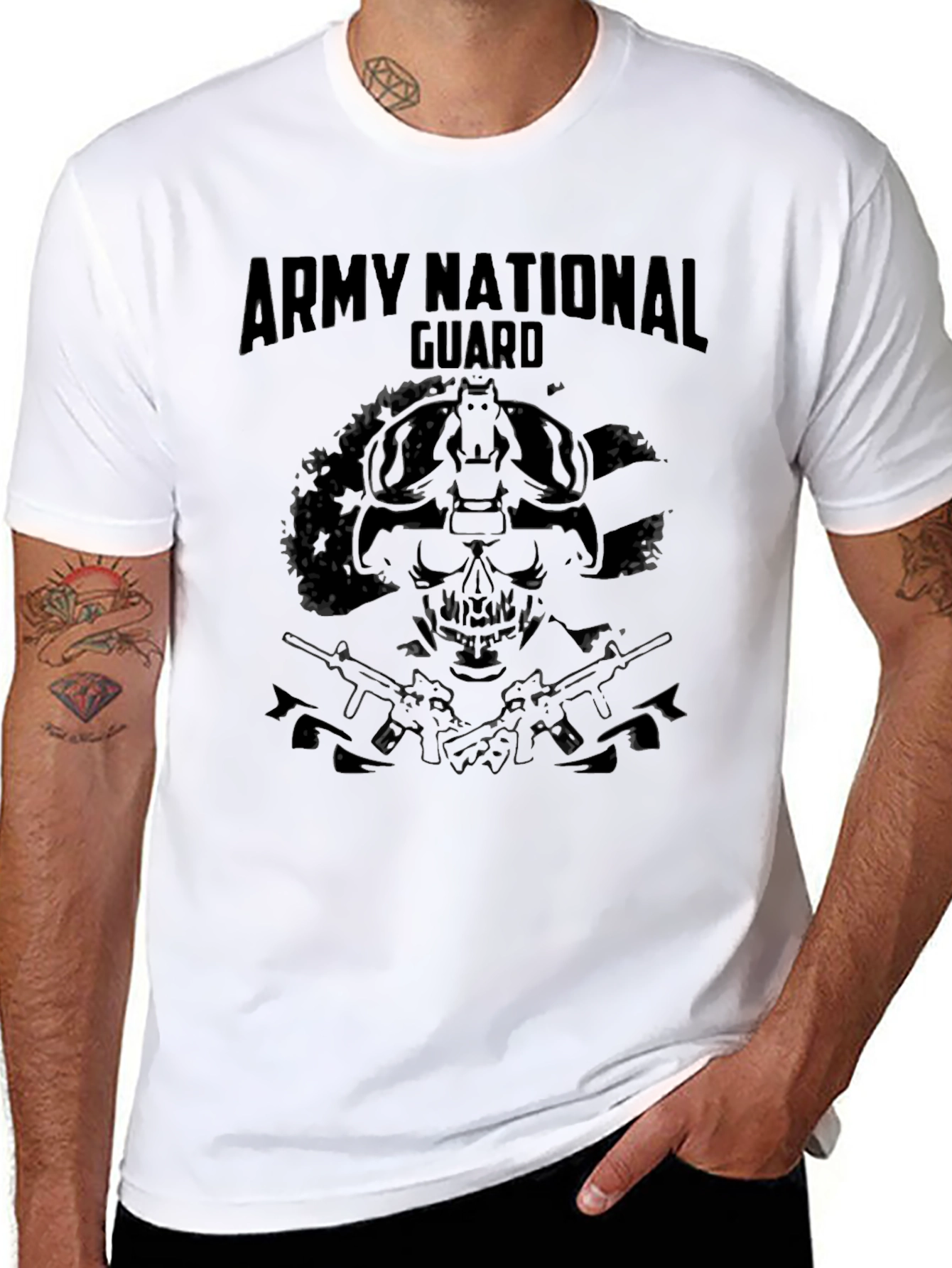 Army National Guard Graphic T-Shirt - Military Pride