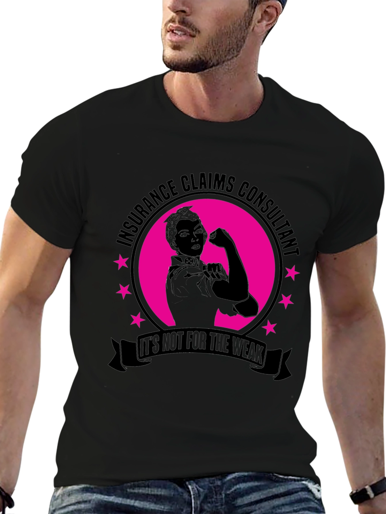 Insurance Claims Consultant Strong Woman T-Shirt