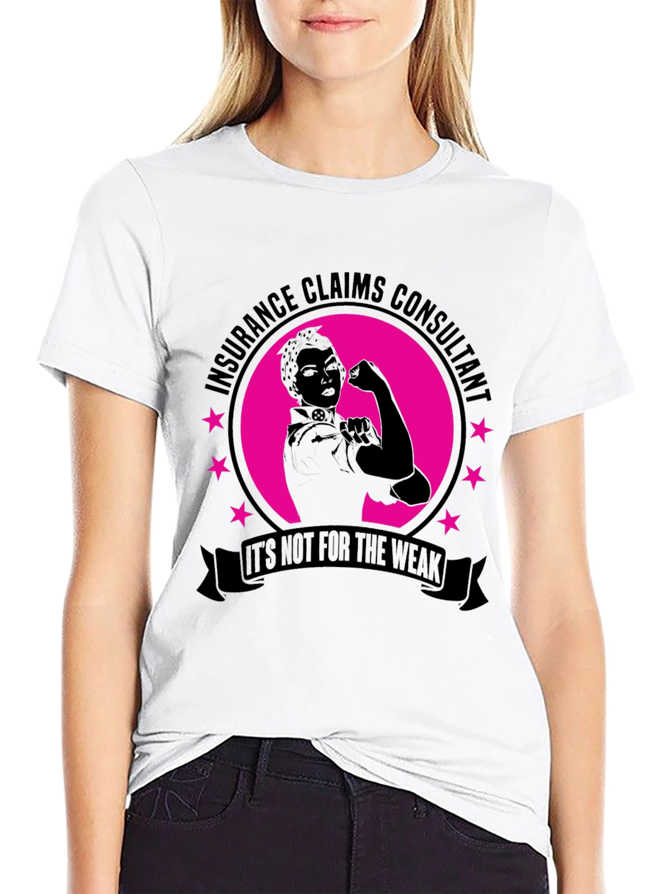 Insurance Claims Consultant Strong Woman T-Shirt