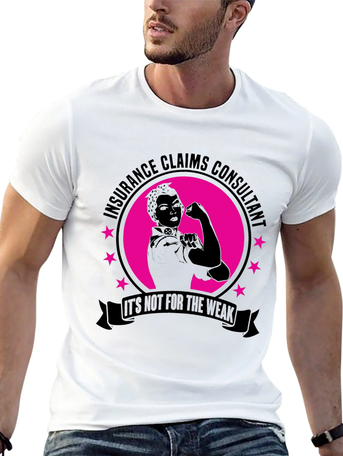Insurance Claims Consultant Strong Woman T-Shirt