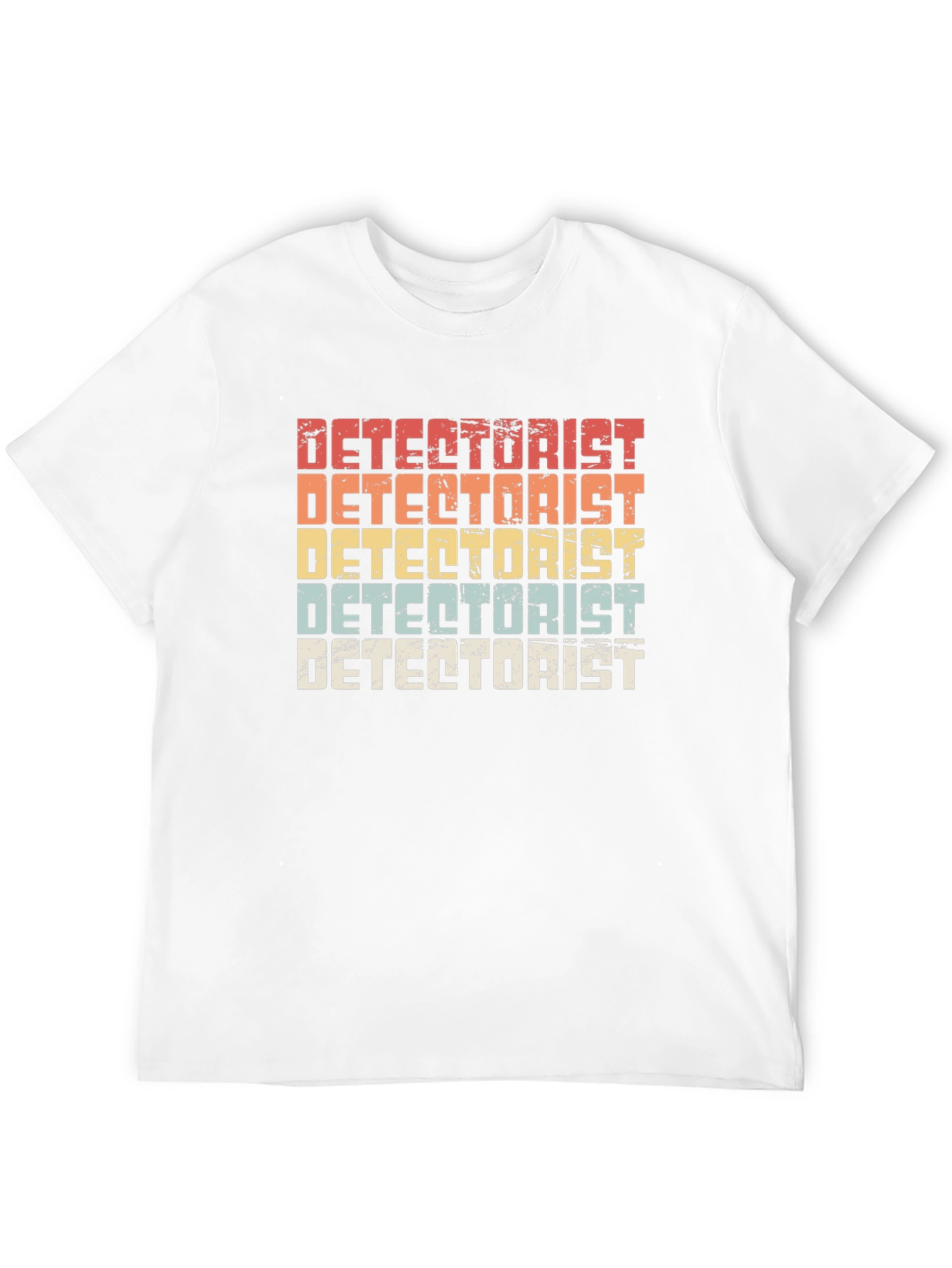 Detectorist Retro Style Black T-Shirt