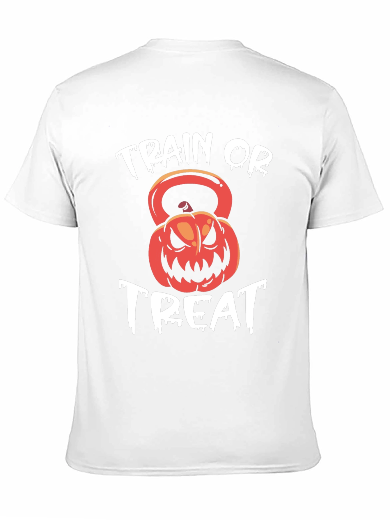 Train or Treat Halloween Kettlebell T-Shirt