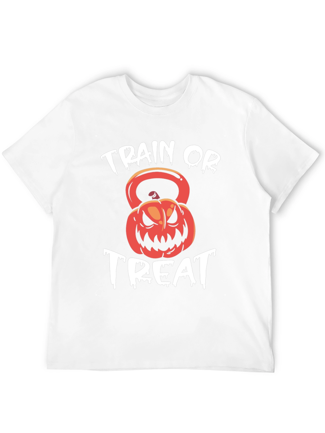 Train or Treat Halloween Kettlebell T-Shirt