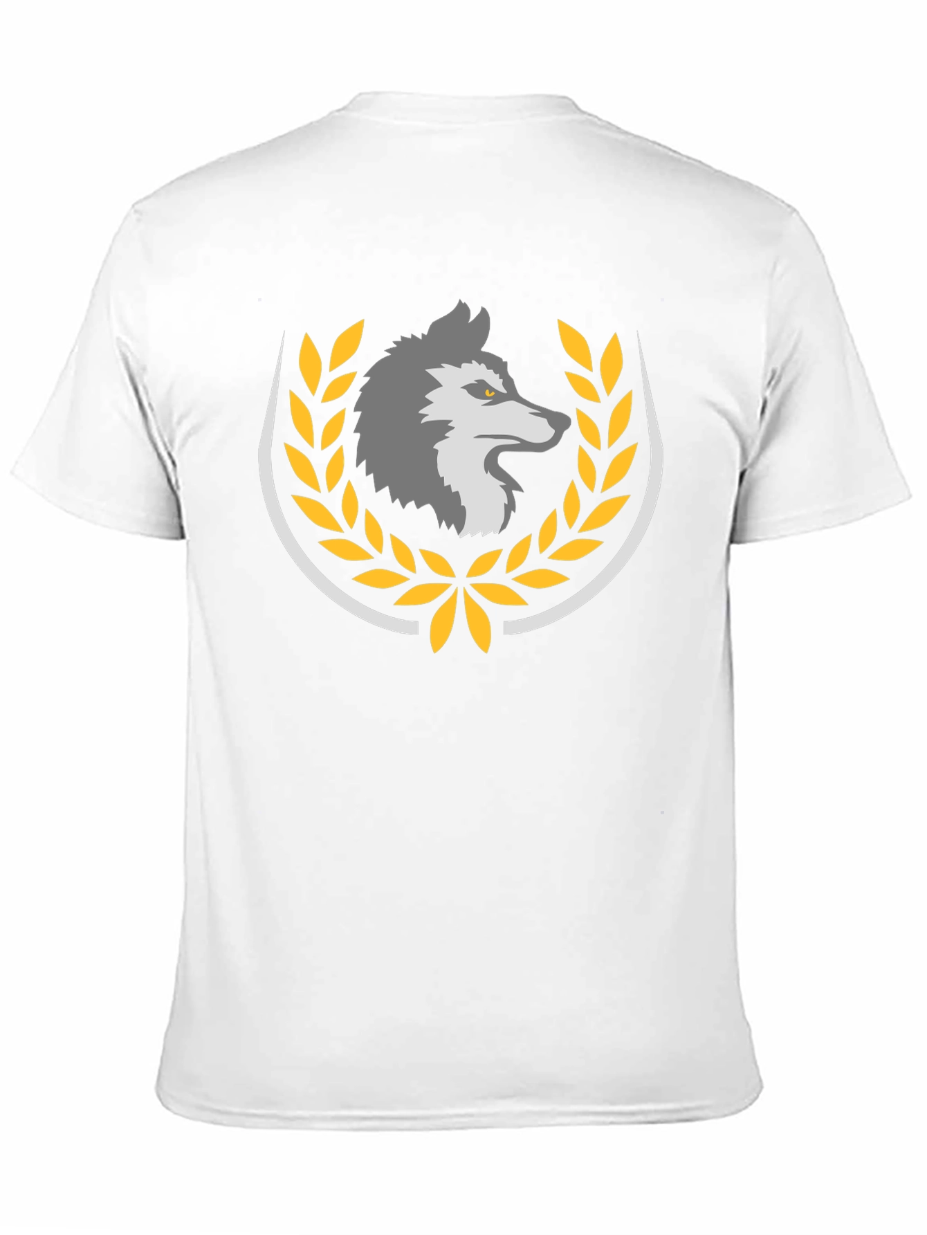 Wolf Crest Graphic Tee - Premium Black T-Shirt