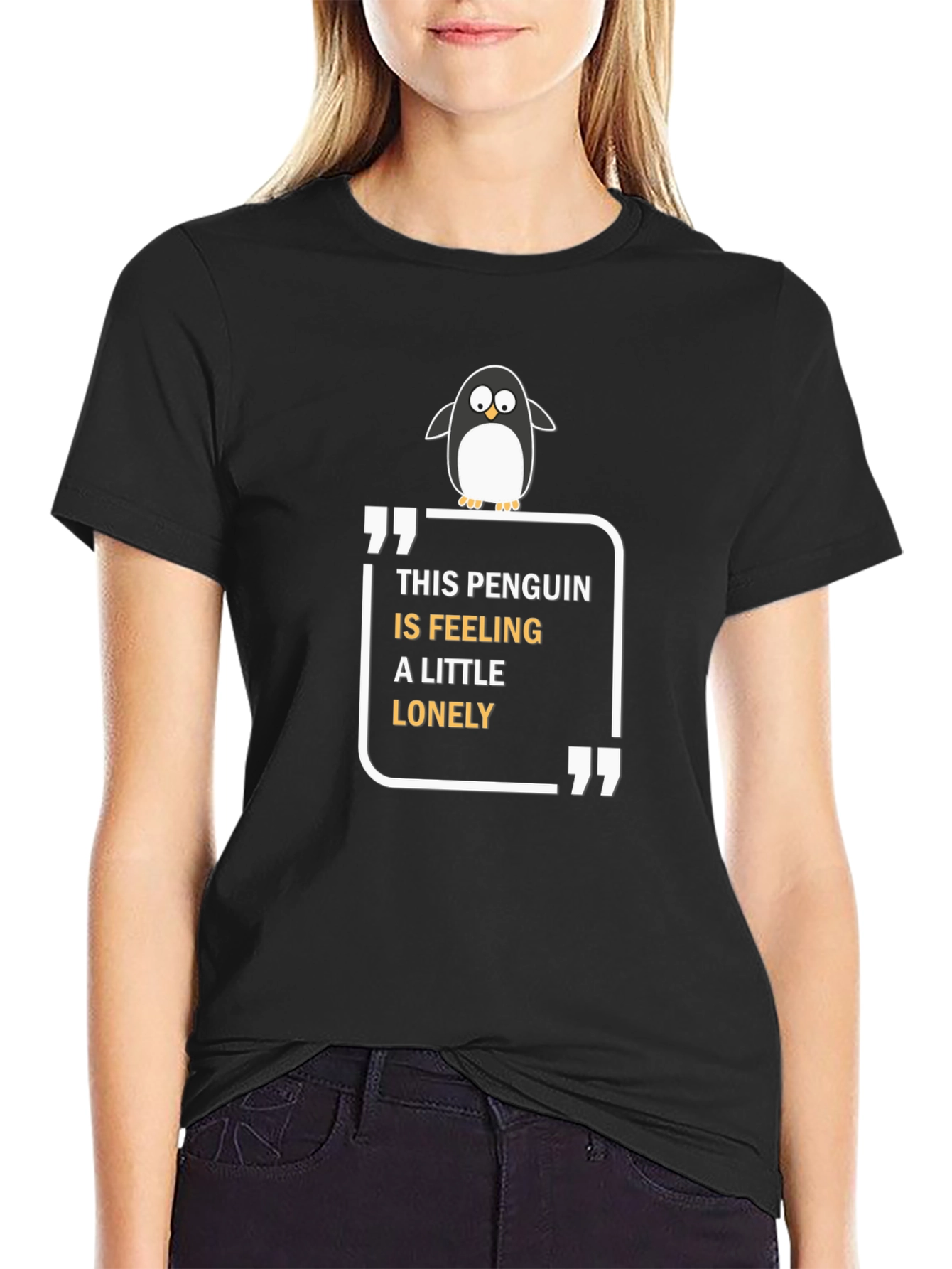 Lonely Penguin Graphic Tee