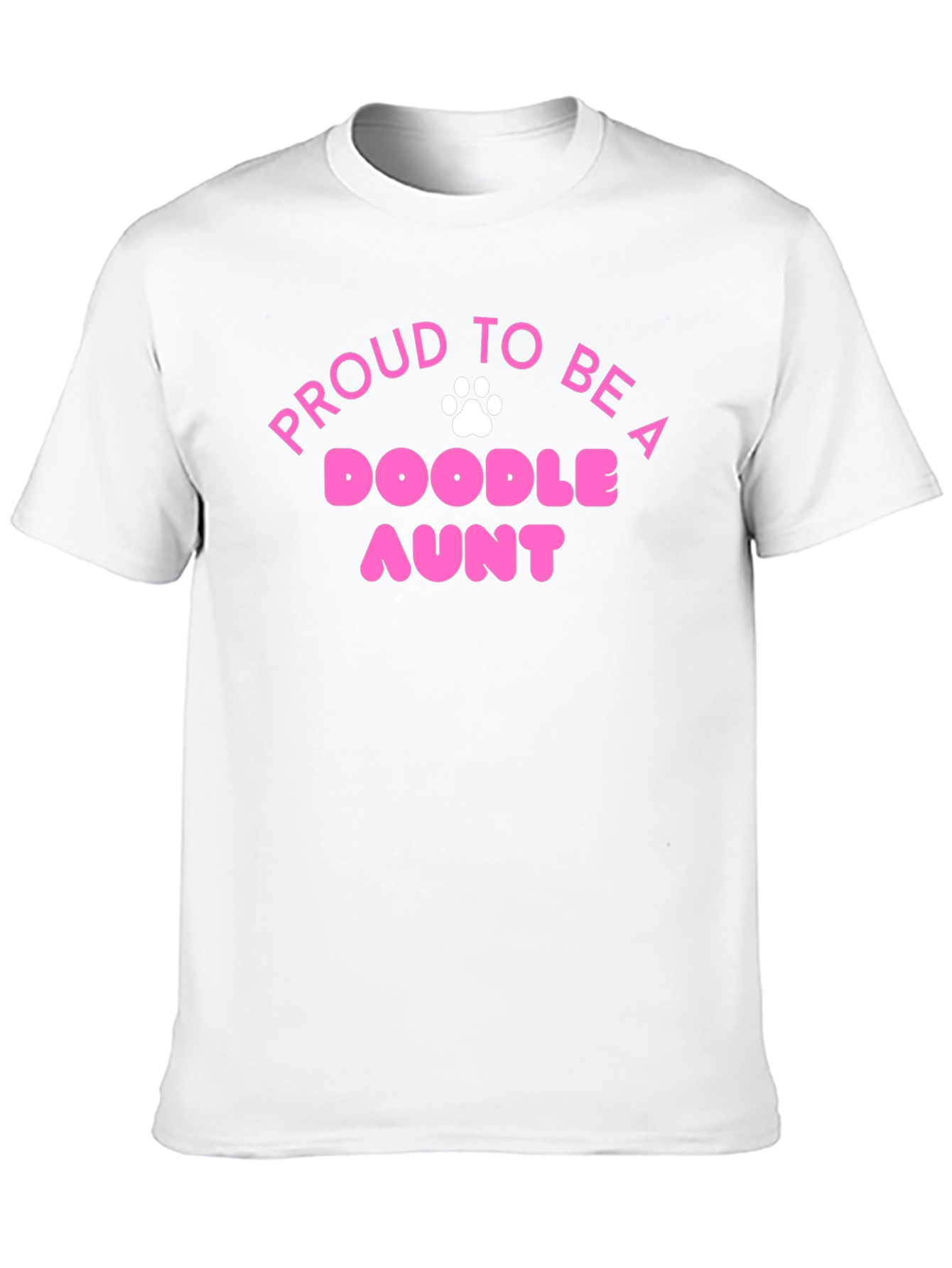 Proud Doodle Aunt T-Shirt - Cute Dog Lover Tee