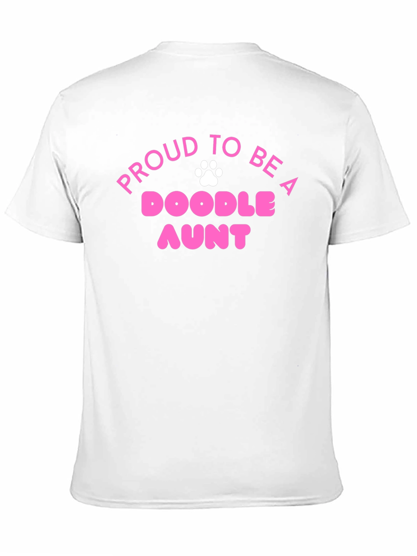 Proud Doodle Aunt T-Shirt - Cute Dog Lover Tee