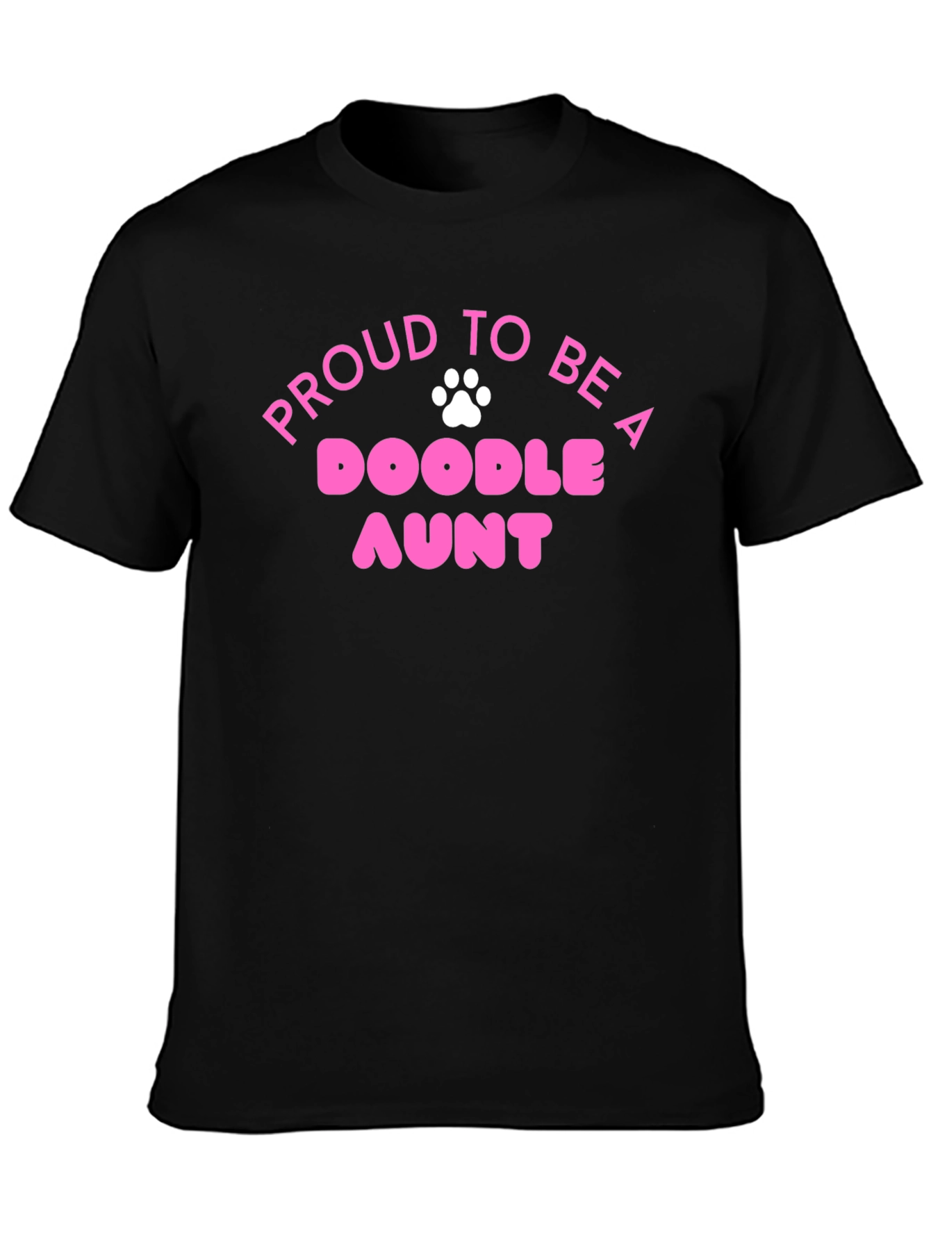 Proud Doodle Aunt T-Shirt - Cute Dog Lover Tee
