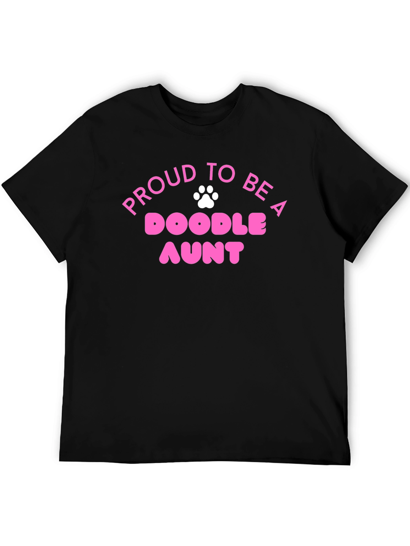 Proud Doodle Aunt T-Shirt - Cute Dog Lover Tee