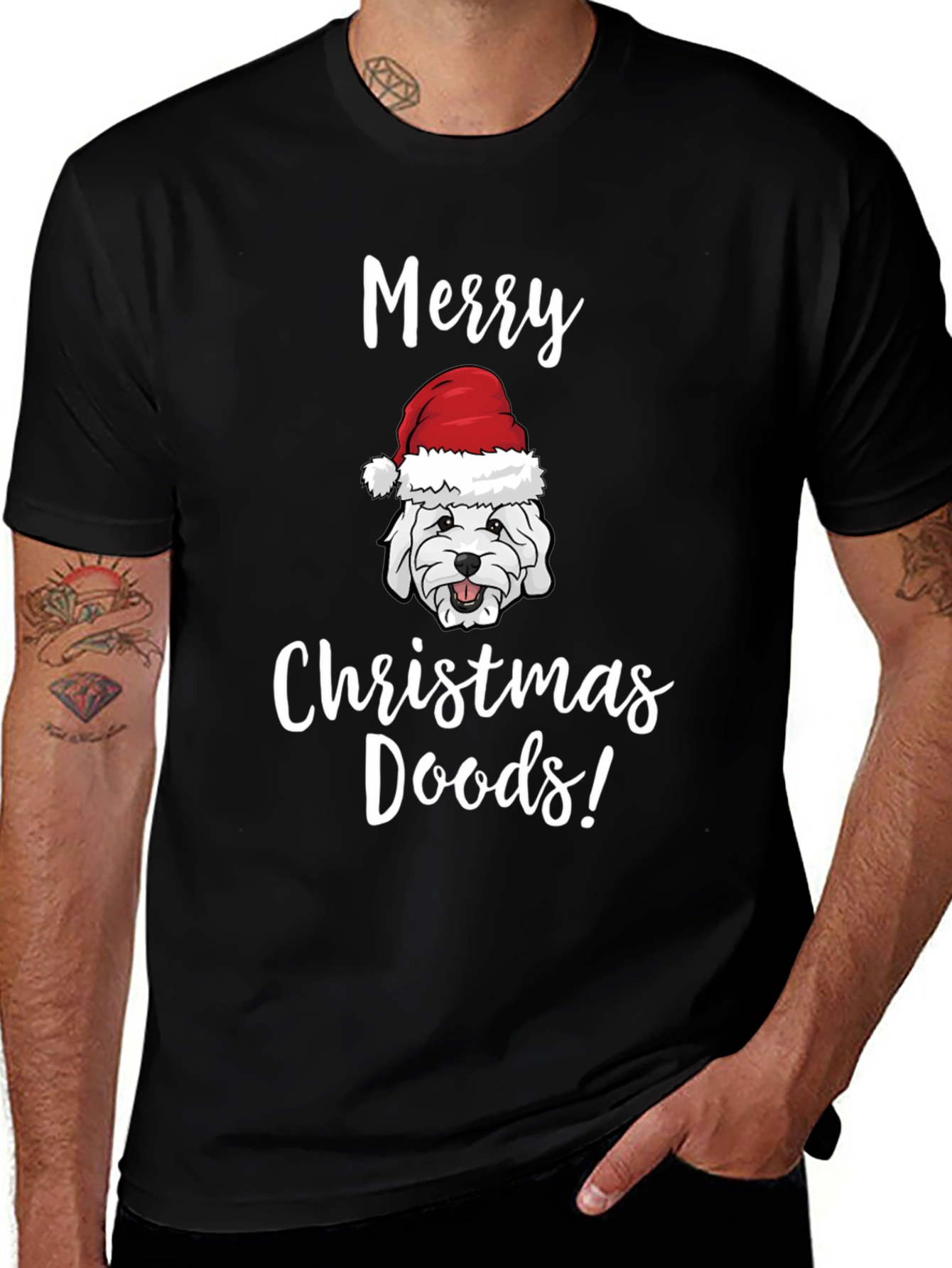 Merry Christmas Doods Graphic T-Shirt