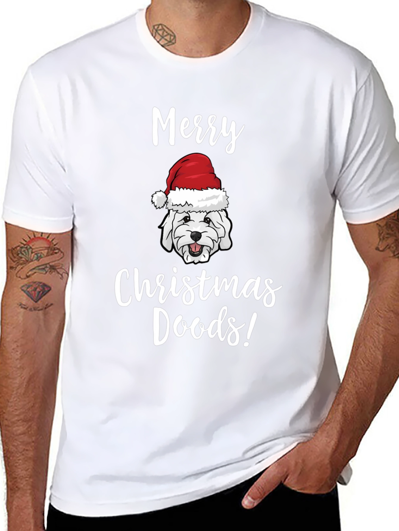 Merry Christmas Doods Graphic T-Shirt