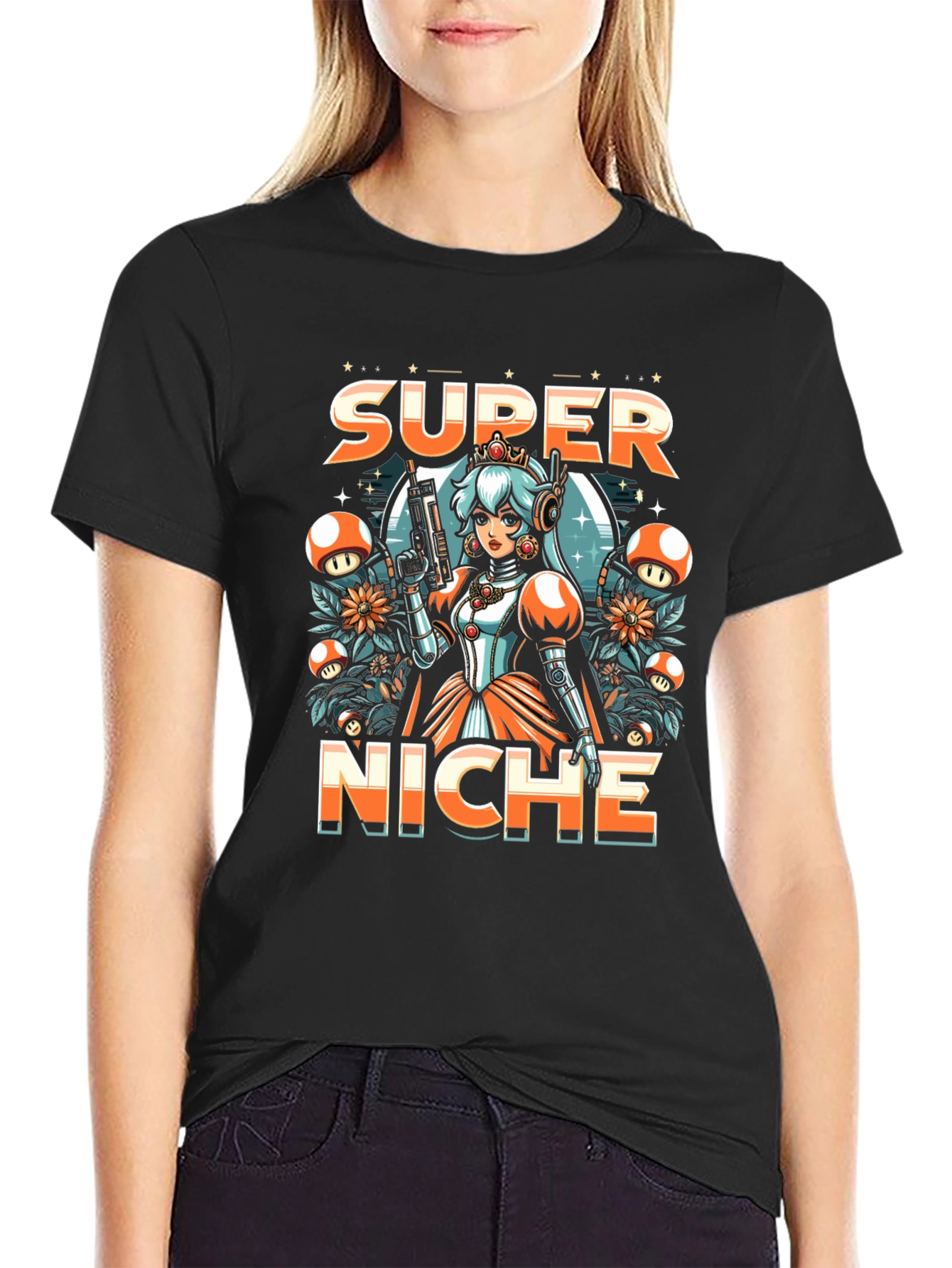 Super Niche Mario Parody Graphic Tee
