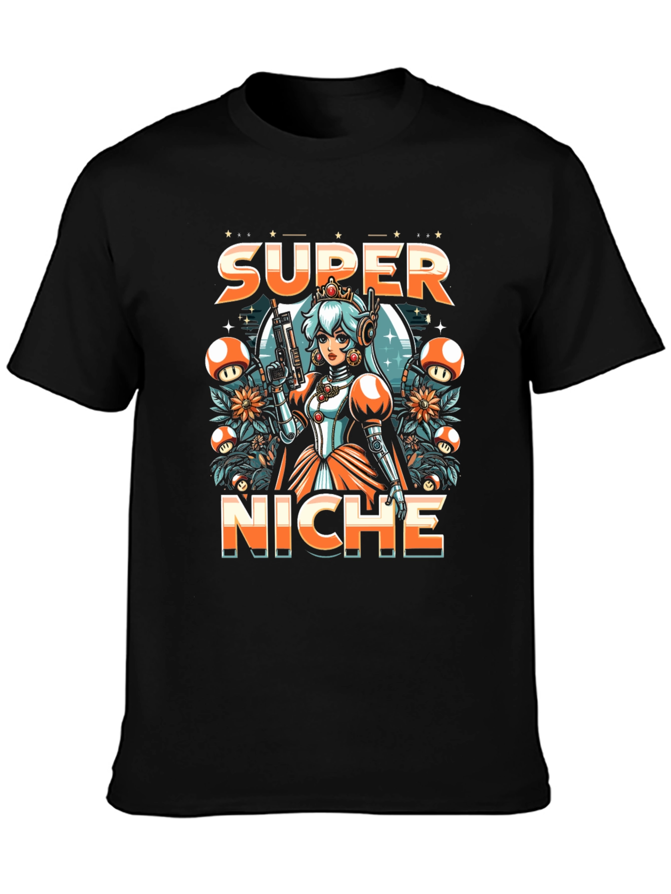 Super Niche Mario Parody Graphic Tee