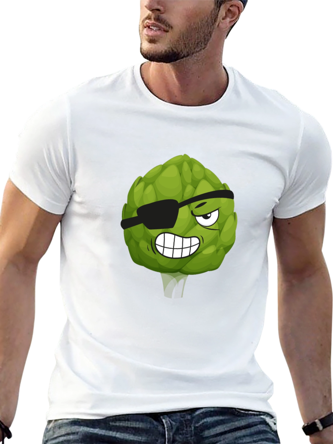 Pirate Artichoke T-Shirt - Funny Vegetable Graphic Tee