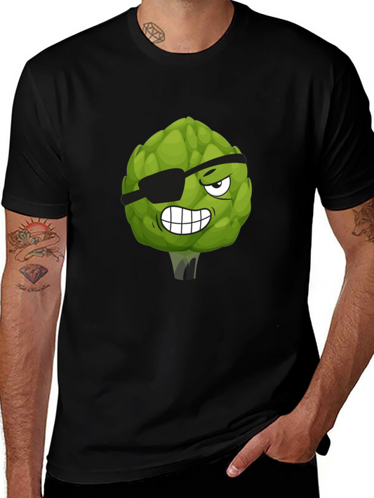 Pirate Artichoke T-Shirt - Funny Vegetable Graphic Tee