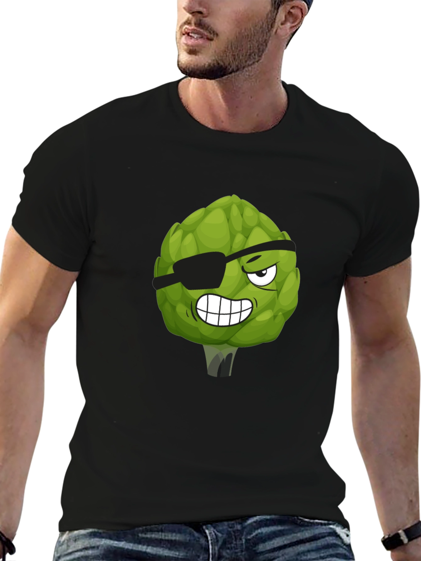 Pirate Artichoke T-Shirt - Funny Vegetable Graphic Tee