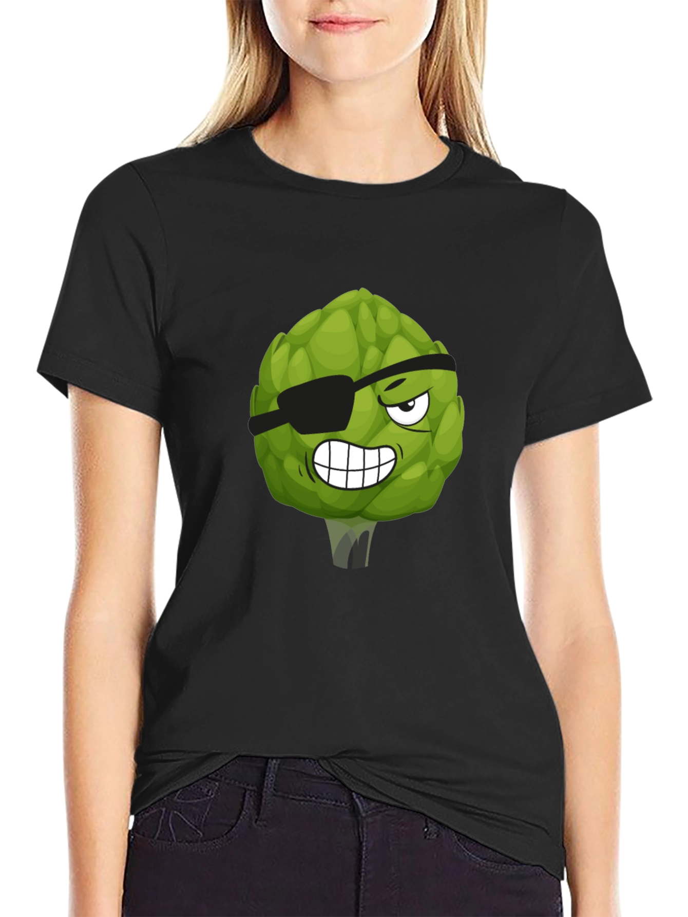 Pirate Artichoke T-Shirt - Funny Vegetable Graphic Tee