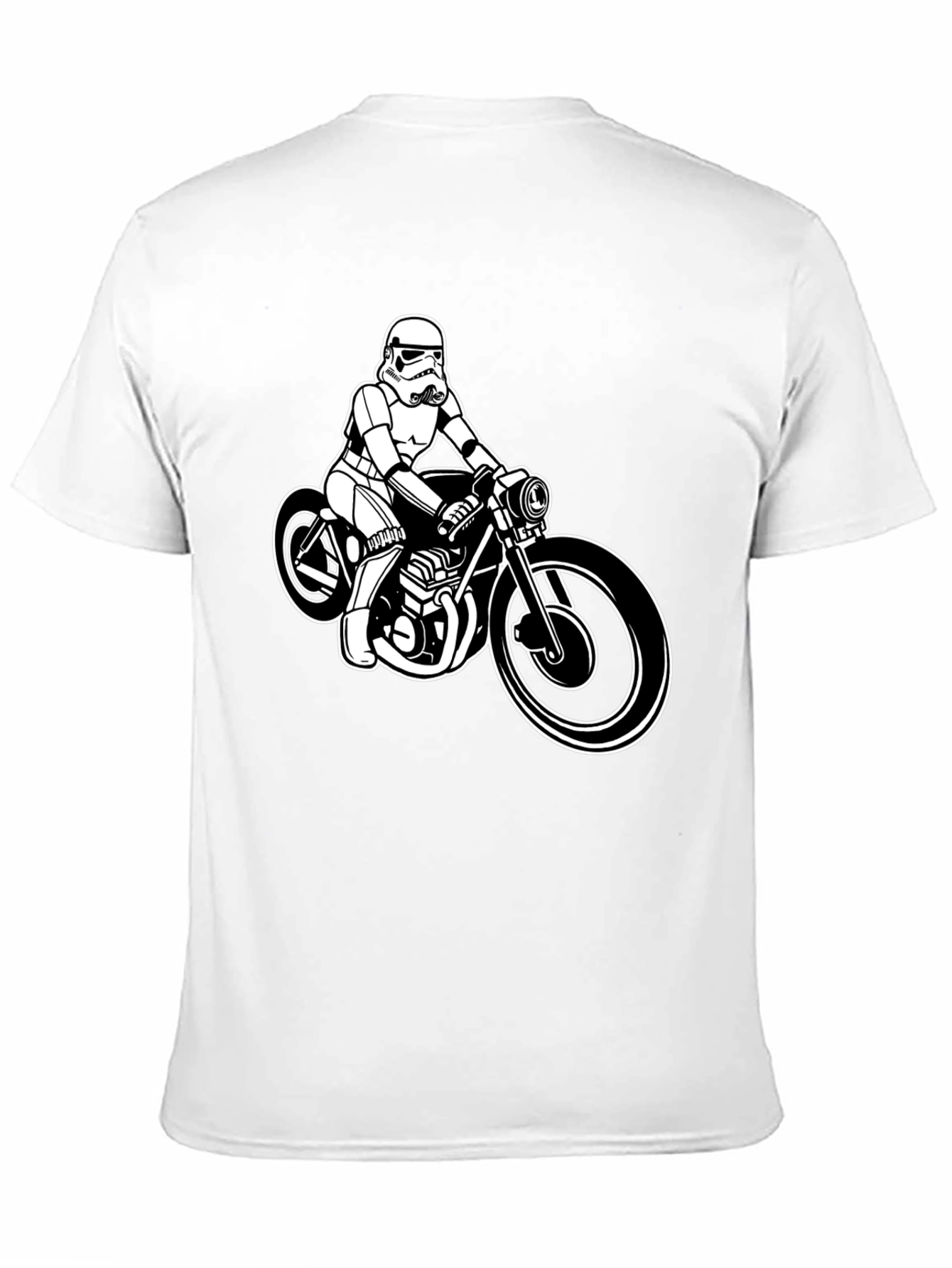 Stormtrooper Motorcycle Black T-Shirt