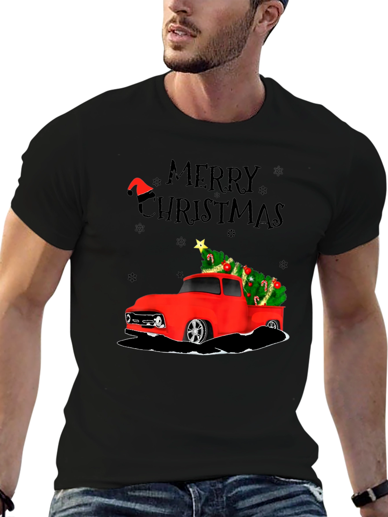 Merry Christmas Truck T-Shirt