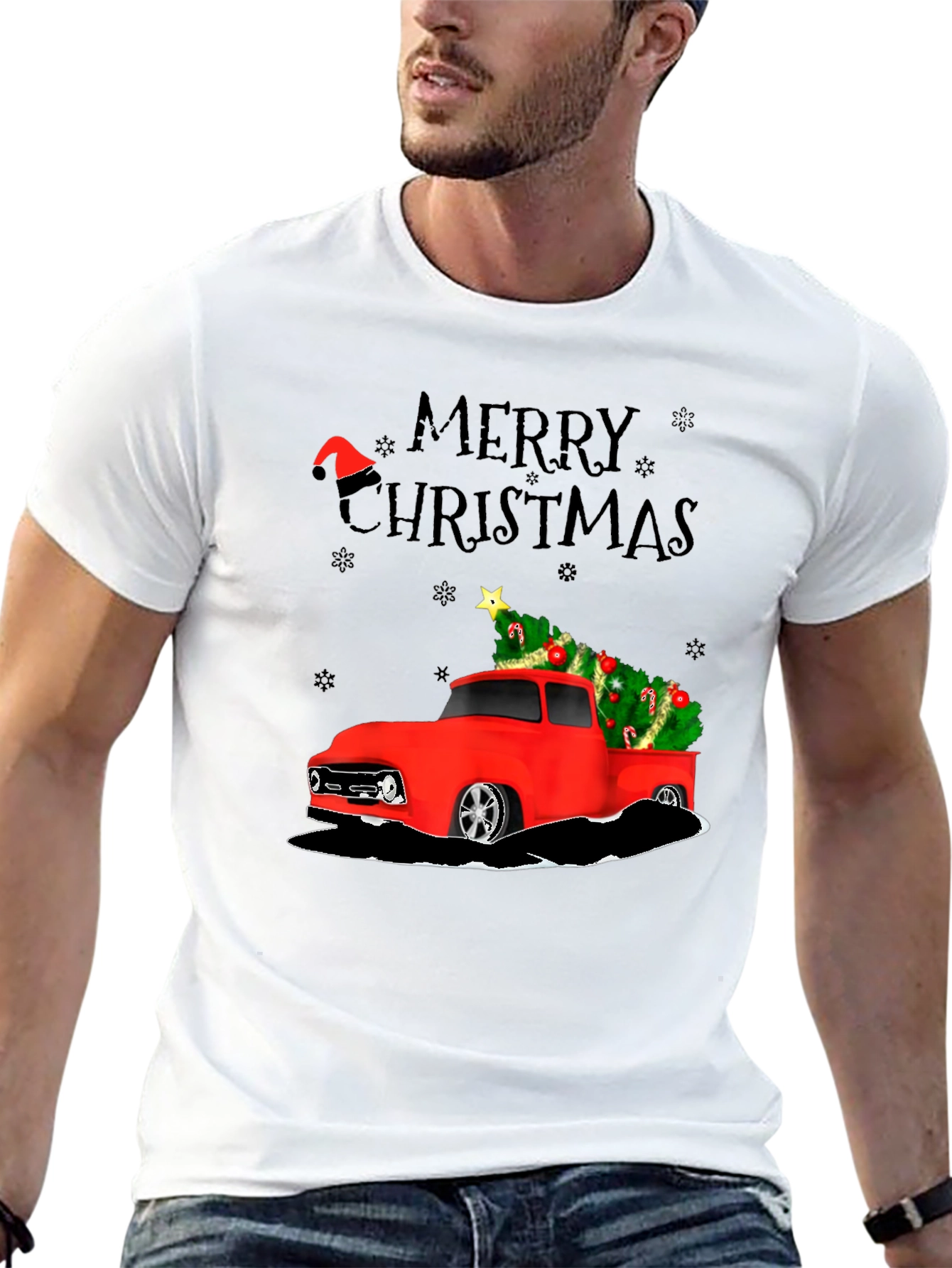 Merry Christmas Truck T-Shirt