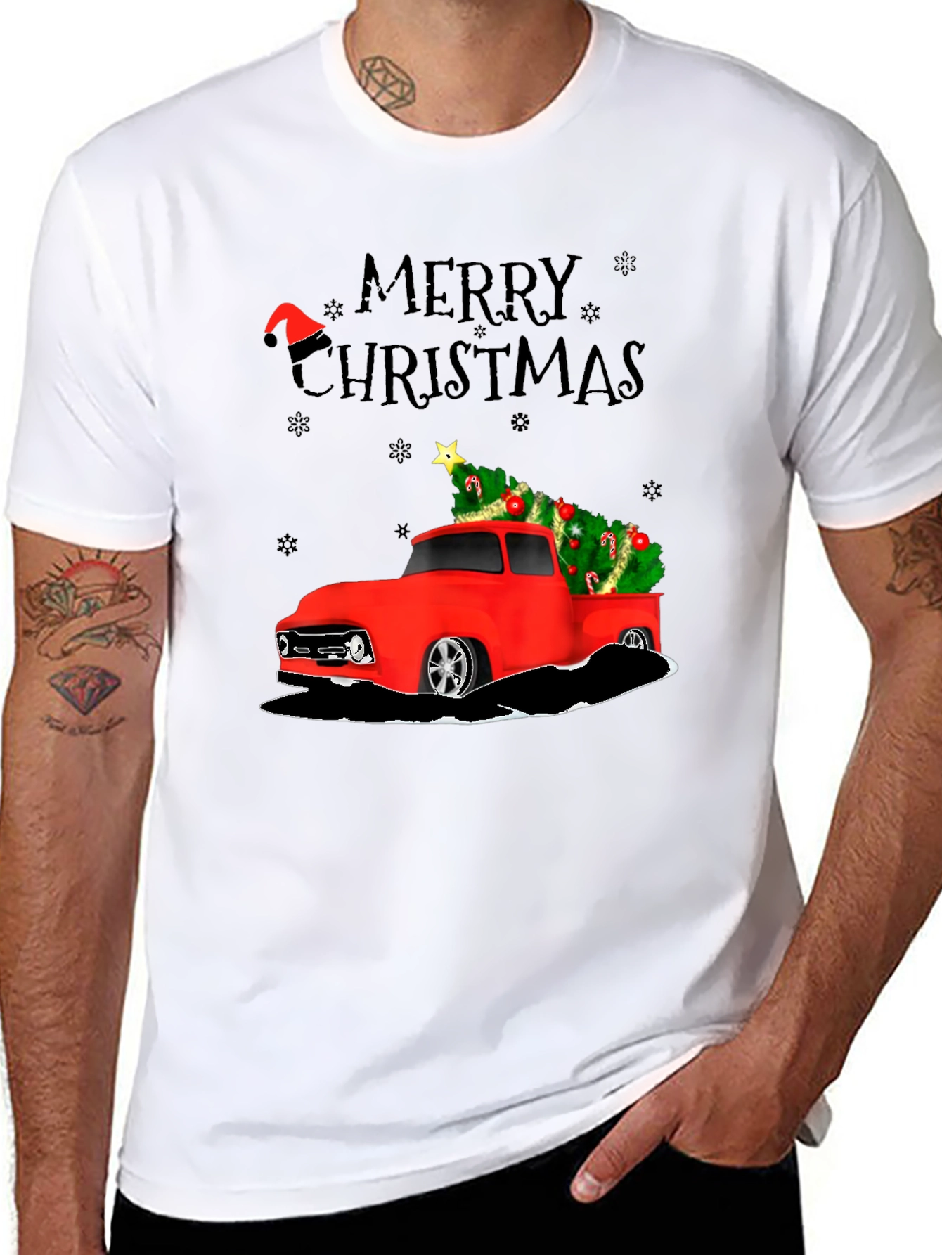 Merry Christmas Truck T-Shirt