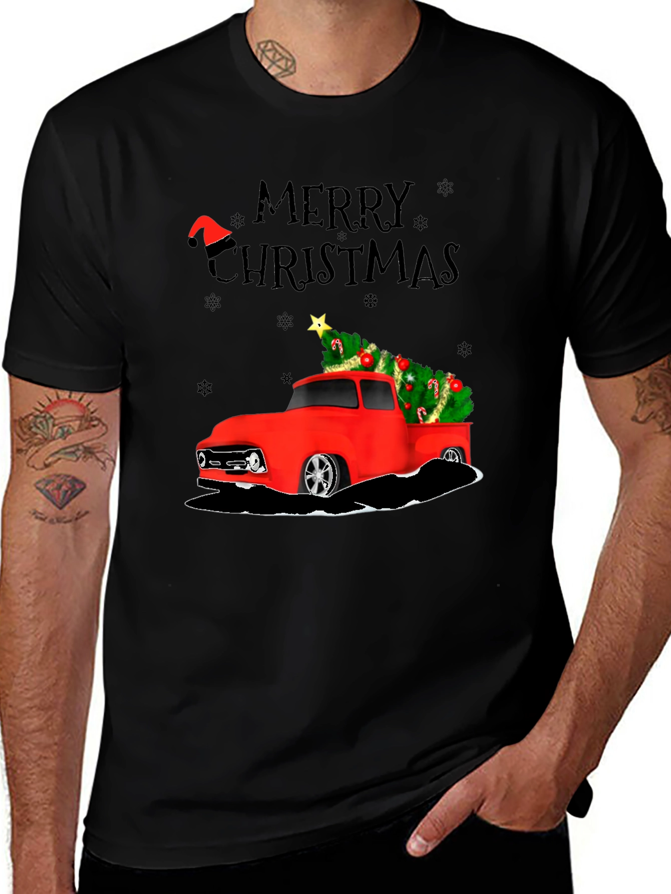 Merry Christmas Truck T-Shirt